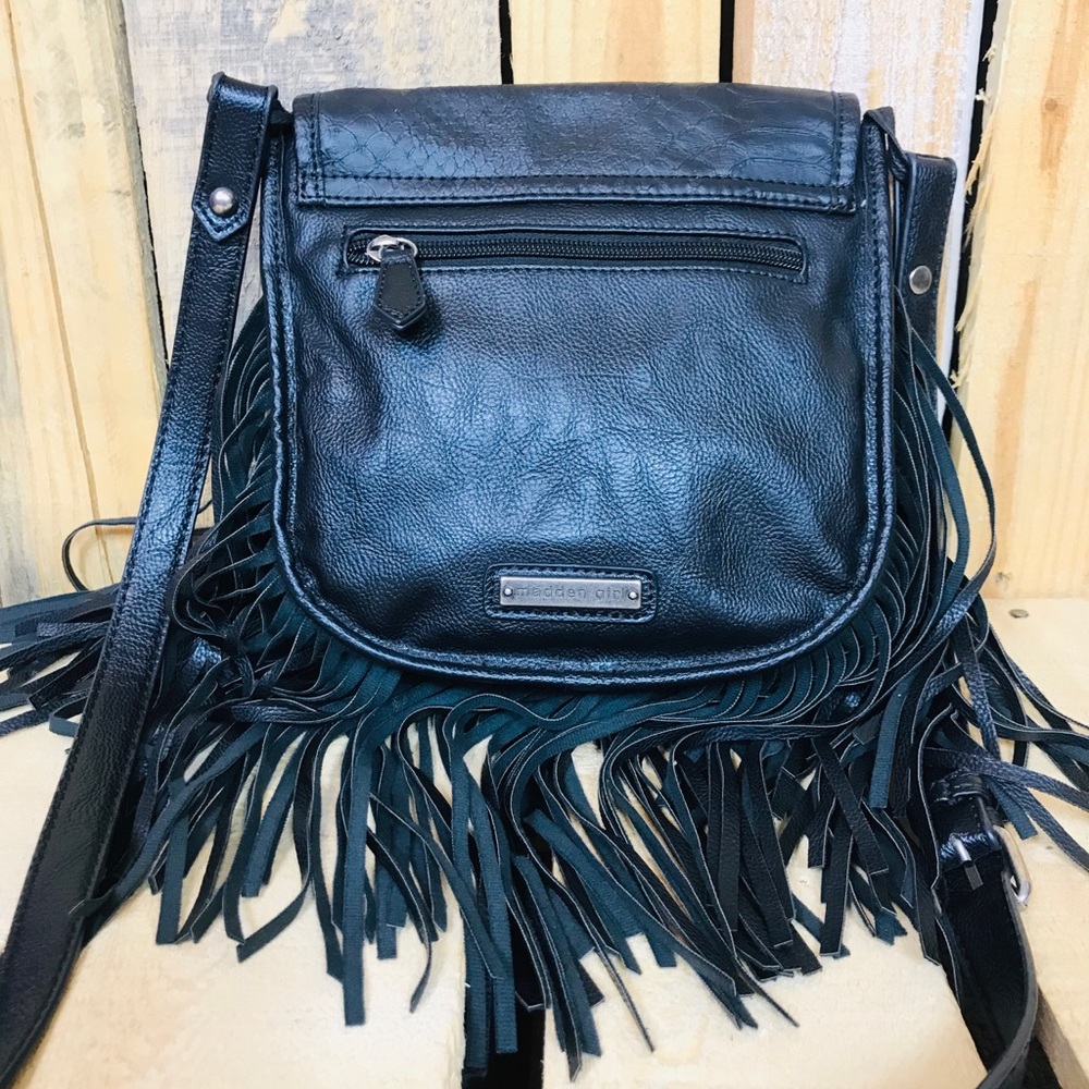 Madden girl crossbody fringed tassel handbag